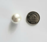 Boucles d'oreilles perle 16mm