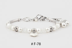 Bracelet Fermoir  # F-78 perle