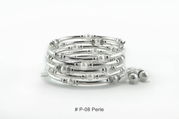 Bracelet Serpentin  # P-08 perles 6mm