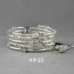 Bracelet Serpentin Petites Pierres Cristal AB # P-22